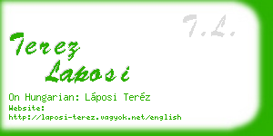terez laposi business card